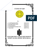 Revise !!!!! Types of Esp Grup 1