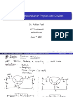 ECPC13-Semiconductor Physics and Devices: Dr. Ashish Patil