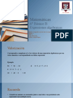 Clase 4 Modulo 3 Expresiones Algebraicas Sexto B