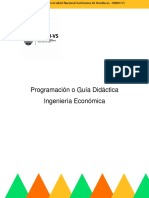 Programación Guía Didáctica Ingeniería Económica