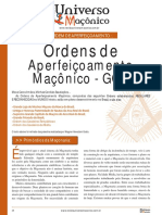 Revista Universo Maconico - Ordens de Aperfeicoamento