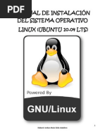 Manual de Instalación Del Sistema Operativo Linux (Ubuntu 10.04 LTS)