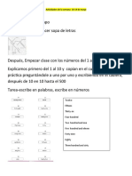 Actividades de La Semana 10-14 de Mayo