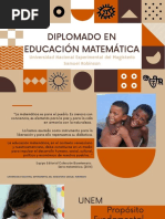 Diplomado en Educación Matemática: Universidad Nacional Experimental Del Magisterio Samuel Robinson