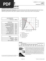 Model: SE1-12-426-VG: Sidewall Direct Drive Exhaust Fan