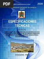 Especificaciones Tecnicas Uchuymarca y Umamarca