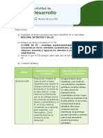 Planilla Tarea - Modelo 5E en El TDI 2021