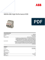 S803N-D80 High Performance MCB