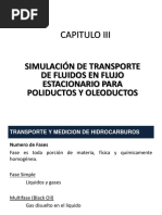 Capitulo Iii - Simulación de Transporte de Fluidos en Flujo Estacionario para Poliductos y Oleoductos 2021