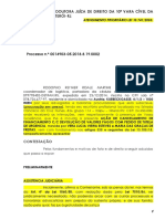 PETIÇÃO RODOLPHO I AÇÃO Apat. Centro Contestação Contra Vera 10.04