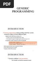 Generic Programming