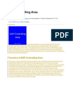 1.3 SAP Controlling Area