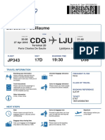 LJU CDG: Bardeche / Guillaume