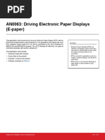 An0063: Driving Electronic Paper Displays (E-Paper) : Github