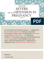 Severe Hypertension in Pregnancy