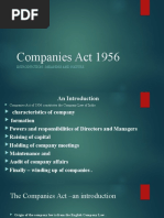 Companies Act 1956 - Intro