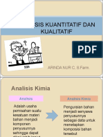 Analisis Kualitatif Dan Kuantitatif