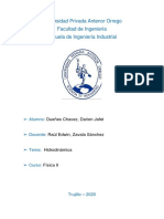 Ensayo Hidrodinamica - Fisica II