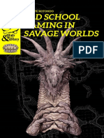 Old School Gaming in Savage Worlds: Gold Glory