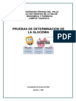 Determinacion de Glucemia