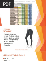 TRAZO LEGGING LEVANTA COLA - Pantalón Licrado 