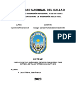 Trabajo de Financiera Caso Practico-Estados Financieros-Jean Franco Lazo Villalva