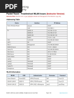 13.4.5 Packet Tracer - Troubleshoot WLAN Issues - ILM