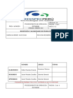 Recepción y Almacenaje de Productos