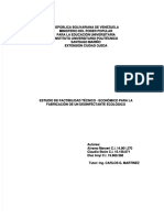 PDF Proyecto Desinfectante Ecologico DD