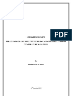 Literature Review - STRAIN GAUGES AND WHEATSTONE BRIDGE AND THEIR RELATION ON TEMPERATURE VARIATION