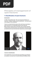 Principles of Management of Open Fractures