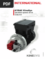 Hydac Kinesys: Variable Speed Drive Dva-Kit