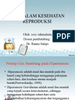 Gizi Dalam Kesehatan Reproduksi