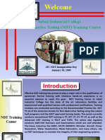 Welcome: Jubail Industrial College Non Destructive Testing (NDT) Training Center