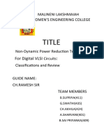 Title: For Digital Vlsi