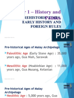 (Updated) Chapter 1.1 - History and Politics - Prehistoric Times and Melaka Kingdom