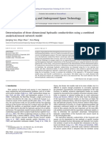 Etermination of Three Dimensional Hydraulic Conductivities Using A Combined Analytical/neural Network Model