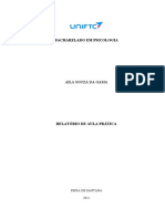 Relatorio de Psicologia Humanista