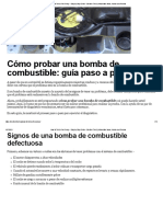 Cómo Probar Una Bomba de Combustible