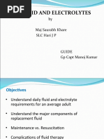 Fluid & Electrolytes Saurabh