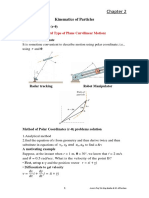 Kinematics of Particles: Polar Coordinates (r-θ)