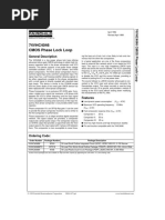 74VHC4046 CMOS Phase Lock Loop: General Description