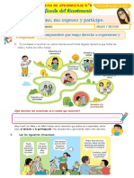 DIA 5 Comprenderé Que Tengo Derecho A Expresarme y Participar.