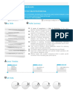 Key Skills Profile Summary: Sundararajan