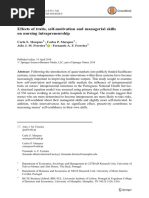 Effects of Traits, Self-Motivation and Managerial Skills On Nursing Intrapreneurship