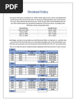 Dividend Policy Walmart