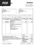 Inv NW360830 From Avami Systems Inc. 26108