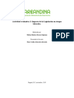 Actividad Evaluativa 2 Impacto de La Legislación en Riesgos Laborales