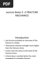 Lecture Notes 5 - 2 Fracture Mechanics