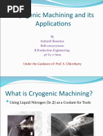 Cryogenic Machining and Its Applications